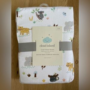 Cloud Island Crib Sheet